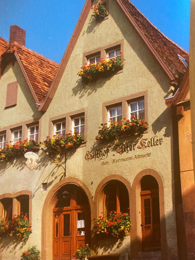Gaestehaus Alter Keller 로텐부르크 옵 데어타우버 외부 사진
