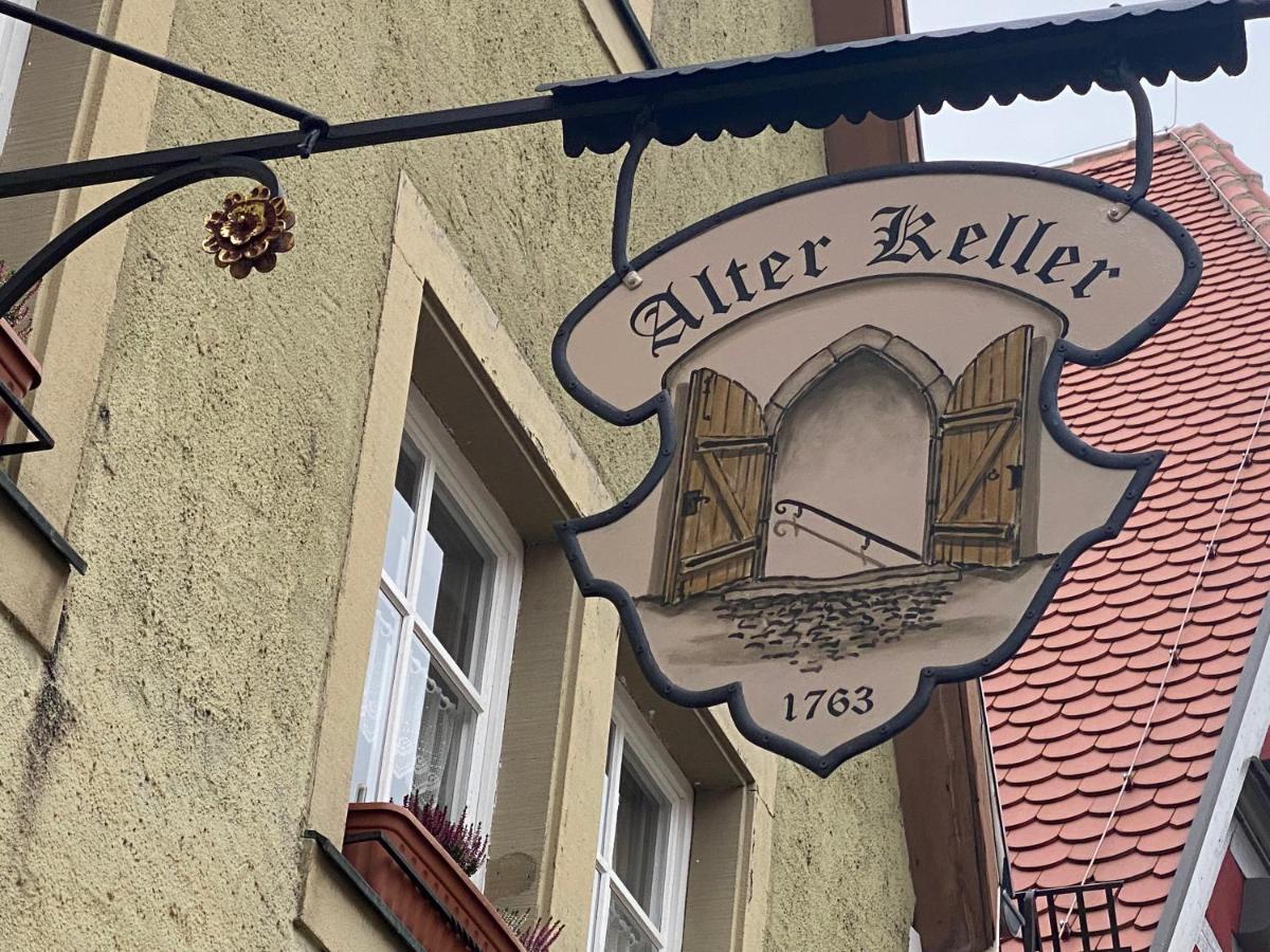 Gaestehaus Alter Keller 호텔 로텐부르크 옵 데어타우버 외부 사진